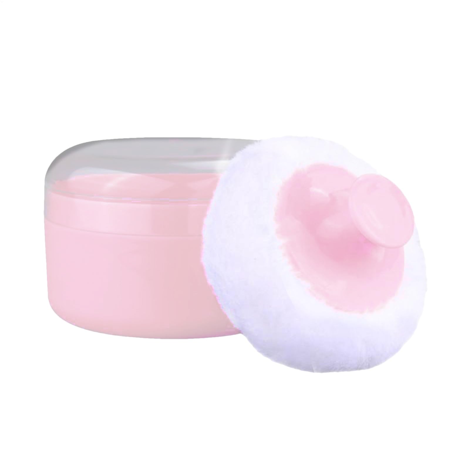 Powder Puff – Contenitore per polverizzare il corpo | Forniture per di polvere | Scatole portatili per spolverare Poowder | Barattolo ricaricabile con applicatore e spugna | Scatola