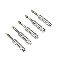 ❤【NOT ADAPTERS, NEED TO SOLDER】-- This Audio 1/4" 90 Degree Right Angle Plug is solder tabs connecting audio components to professional audio devices; widely used in guitar, mixer, audio equipment, console, etc. ❤【Get Any Length You Want】-- Make your...