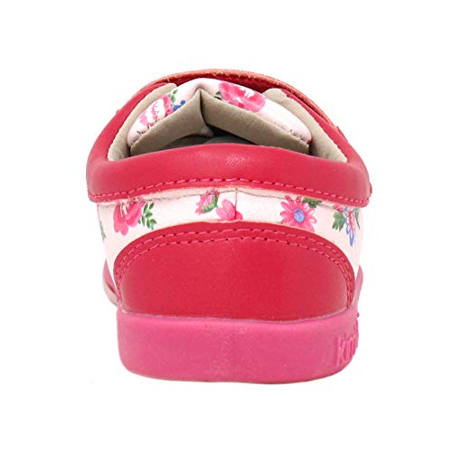 Kimi & Kai Girls First Walker Toddler Kloe Floral Leather Sneaker Shoes4