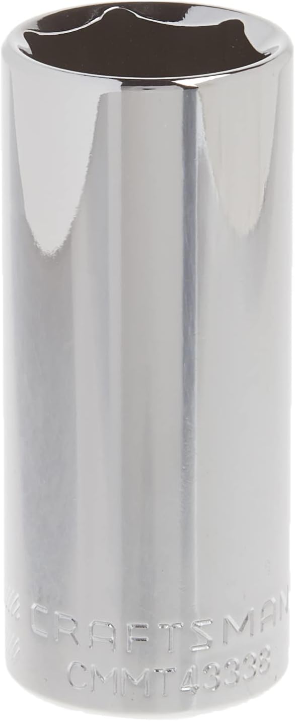 CRAFTSMAN Deep Socket, SAE, 3/8-Inch Drive, 13/16-Inch, 6-Point (CMMT43338)