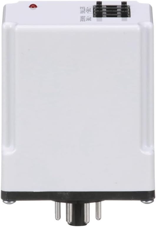 Schneider Electric Square D Timer Relay, Type JCK, Plug in, On Delay, Programmable, 0.5 Second to 999 Hours, 10A, 240 VAC, 120 VAC/110 VDC