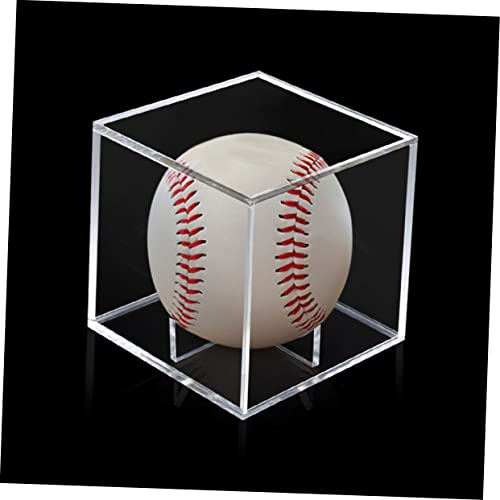 SEWACC 2 Pçs Vitrine De Basquete Acrílico Risers Suporte Transparente Troféu De Basquete Vitrine De