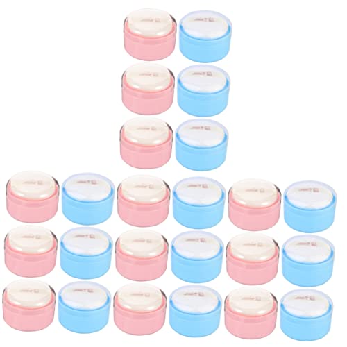 Kisangel 24 Pçs Caixa De Sopro De Pó Corporal Pós De Bebê Encantadora Esponja Sintética Bebê