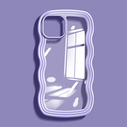 Coque violette iPhone 8 7 SE2 transparente pour sécuriser le téléphone au bureau