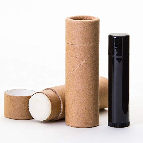 1/2 OZ (Tall) Kraft Paperboard Lip Balm/Deodorant/Cosmetic/Lotion Tubes x100