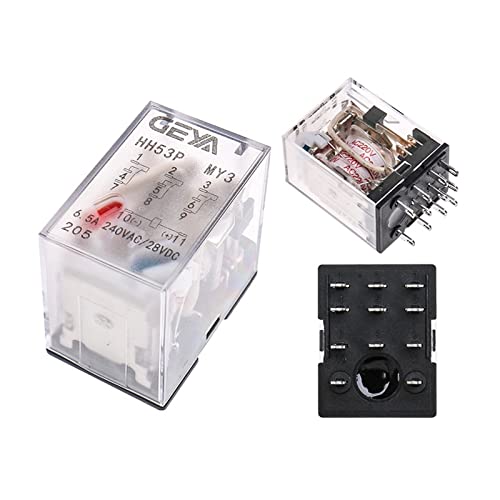 Relais miniature HH53P 5A à commutation stable pour circuits AC220V compacts