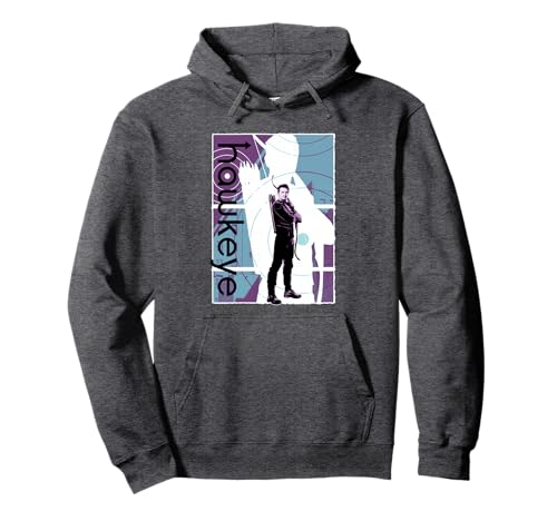 Marvel Hawkeye Clint Barton Halftone Character Poster Pullover Hoodie