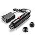 Flexzion Egg Candler Tester - High-Intensity Cool Spectrum LED Candling Light for Chicken Eggs, Dark Quail Duck Canary Eggs, Egg Light Fertility Egg Viewer with 2 Lampshades & Power Adapter