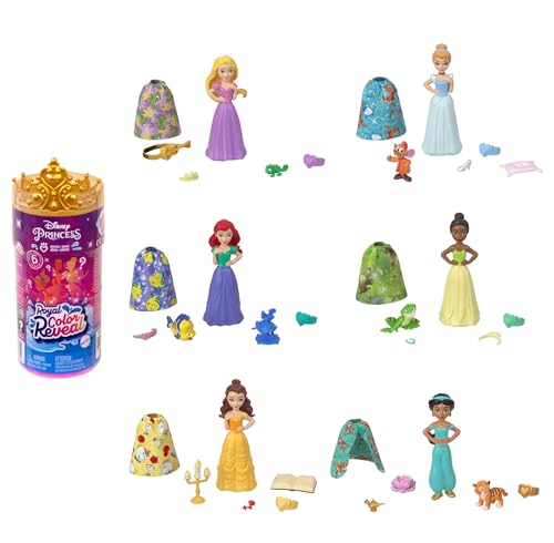 Mattel Disney Princess Minis Color Reveal Muñeca princesa