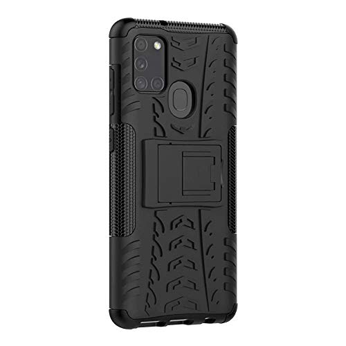 MoreFit Hard Case Shockproof Bumper Defender Cover, Kick Stand Hybrid Desk Stand Case Cover for Samsung Galaxy A21s / Samsung Galaxy A21 s (B09FFH6XJB) Amazon Price History, Amazon Price Tracker
