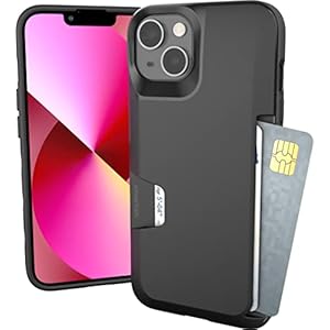 Smartish iPhone 13 Wallet Case – Wallet Slayer Vol. 1 [Slim + Protective] Credit Card Holder – Black Tie Affair