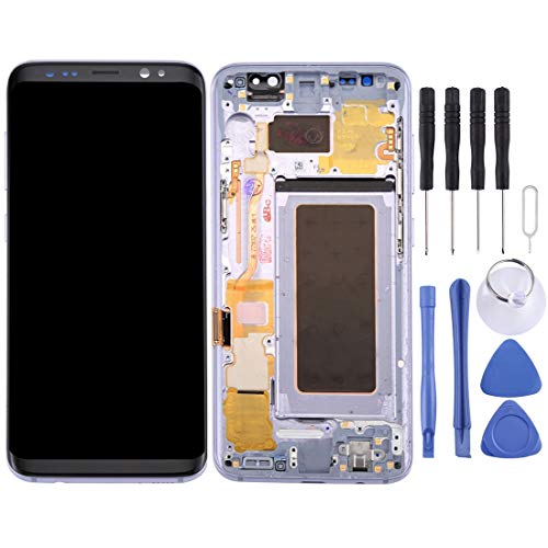 Écran LCD pour Galaxy S8 tactile défectueux avec châssis résout affichage noir