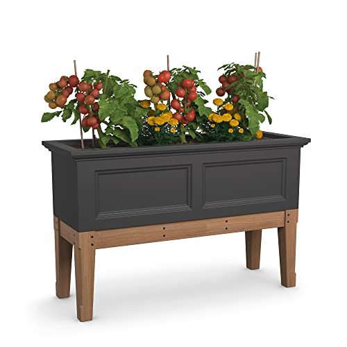 Mayne Fairfield Elevated Garden Bed - Graphite Grey - 48in L x 18...