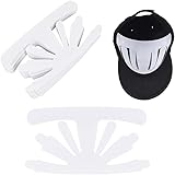SLOTHCITY 5 Pcs Plastic White Hat Inner Support Baseball Cap Flexible And Long Lasting Hat Shaper Universal Cap Inner Liner (White)