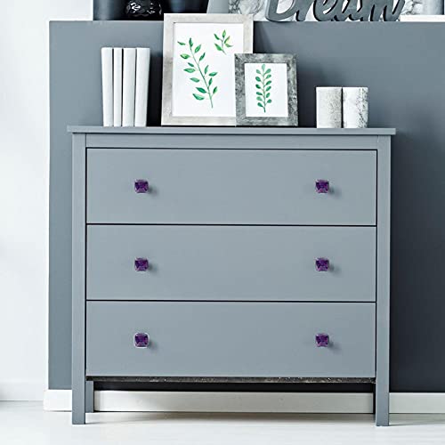 Kabinet knoppen, abstracte muziek notities, deur lade dressoir keuken knop 4 pack vierkante handgrepen kristal glas… - Afbeelding 6