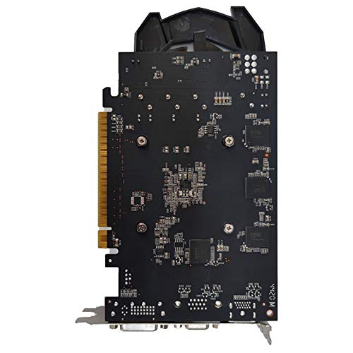 Riiai Computer Gaming Graphics Card GTX1050TI 4GB DDR5 128Bit High Performance Game Graphics Card with Cooling Fan Low Noise Video Memory Card Compatible with HDMI/VGA/DVI/PCI-E