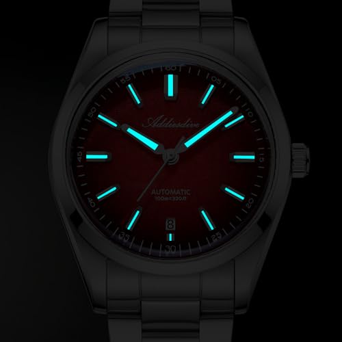 Image of ADDIESDIVE Mens Watch Automatic NH35 /8215 200M Luminous Easy to Read Dial Wrist Watch Minimalist Fashion Simple Watch Analog Date with Leather Strap and Bracelet