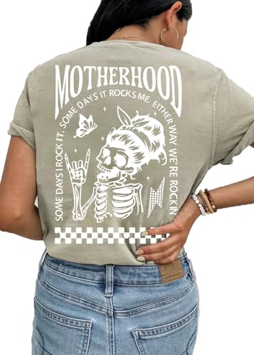 Image of Giftifymama Nursing Shirts Maternity Tops for Women Zipper Summer Breastfeeding T-Shirt Pregnancy Clothes Friendly