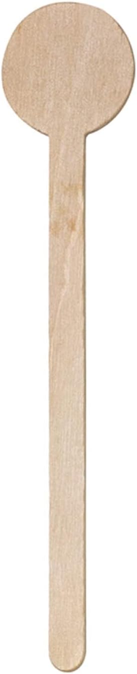 PEAKHILL_Wooden Coffee/Cocktail Drink Stirrers, Disposable Biodegradable Milk Drink Stirrers for Beverages, Wooden Cutlery, Wooden eco-Friendly Stirrer, 6 Inches Pack of 500
