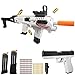Bugrtey Soft Bullet Two Modes Toy with Shell Ejecting Design&Sight&Infrared Scope-Cheap with 2 Clips&80 Foam Bullets-Gifts for Boys Girls Adults Age 8+