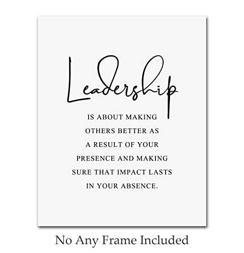 Generic Leadership Print Office Wall Decor Retirement Gift Business Inspirational Print Gift For Good Leader Boss Gift Boss Office Gift thumb #1