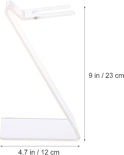 Miniatura 7 de Soporte transparente para secador de pelo, soporte de exhibición de acrílico para baño, tocador y organización del hogar