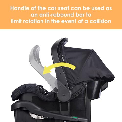 Baby Trend Journey Jogger Travel System with EZ-Lift Infant Car Seat, Stellar Black - image 9