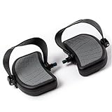 Pedale 1,27 cm mit Riemen, Premium-Ersatzteil für kommerzielle Fitnessgeräte, vertraut von Top-Fitness-Marken, langlebig, kompatibel, zuverlässig