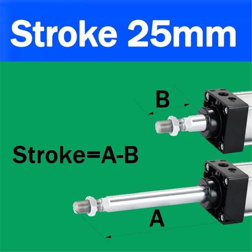 Vérin pneumatique SC40 alésage 40 mm course 25 mm double effet SC