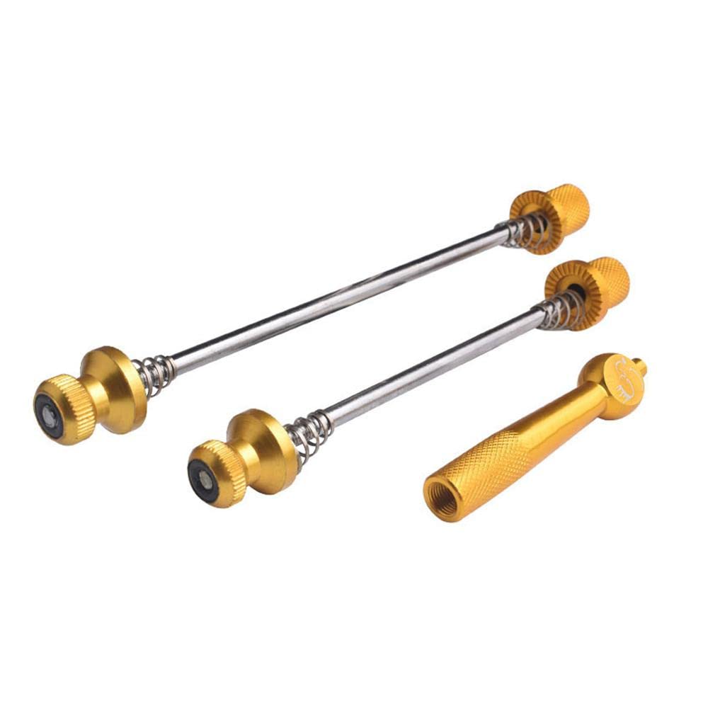 Blocages rapides vtt antivol or haute résistance pour moyeu de vélo mtb
