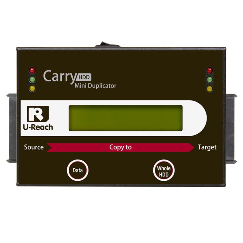 JetMedia UReach IQ112 1to1 dysk twardy SSD Standalone Duplikator 2.5 3,5 cala SATA/IDE/mSATA stacja dokująca do dysku twardego HDD Klon System Backup
