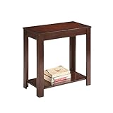 Ore International Traditional Side/End Table, 24-Inch, Dark Cherry