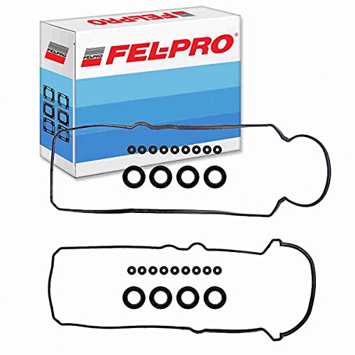 Image of Valve Cover Gasket Set Compatible with Toyota Sequoia 4.7L V8 2001-2009 | Stops a top-end oil leak, burning smell and oil-fouled plugs; complete valve-cover gasket set. Direct-fit OE replacement.