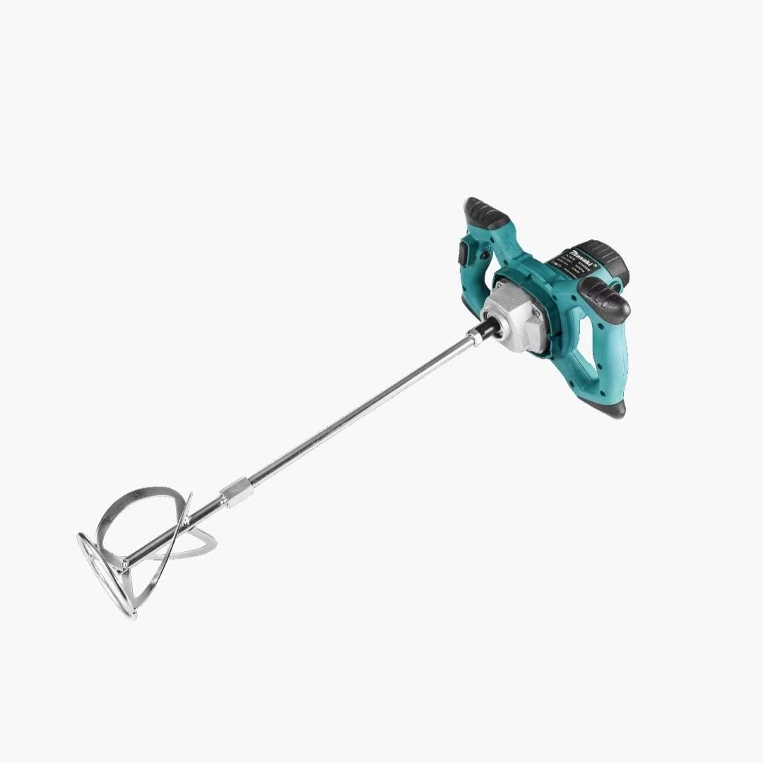 Miscelatore Elettrico 2200W per Cemento, Malta e Colla – Agitatore Professionale con 6 Velocità Regolabili, Frusta 120mm, Impugnatura Ergonomica Antiscivolo