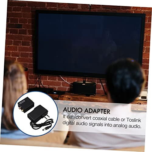 Anneome Adaptador Dispensador De Conversor De Áudio 3 5Mm Jack Dac Conversor Digital Para Tv Convers