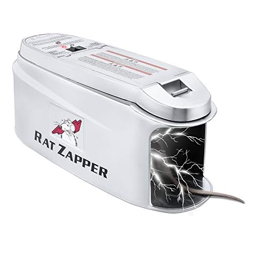 Rat Zapper - Electronic Rodent Killer - Effective & Humane Mouse Trap Killer for Rats & Mice - Safe & Mess Free