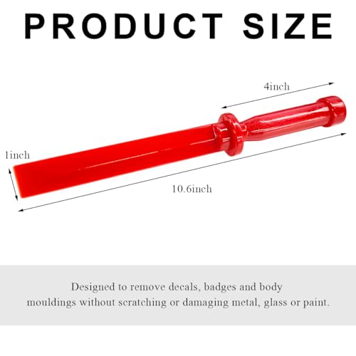 Image of DXNQ Chisel Scraper, Non-Marring High Impact Resistant Nylon Razor Scraper Remover Tool, Super Grip Wheel Weight Remover, Wheel Weight Scraper Tool for Removes Debris Adhesives Paint