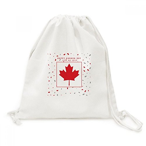Sac Canada Day érable aux finitions soignées en toile de qualité
