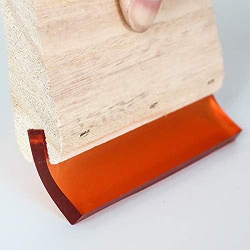 Replacement Part for M.C Screen Printing Squeegees Wooden Handle Low 20 Inch(50cm) 65 Durometer Water-Based Sharp End