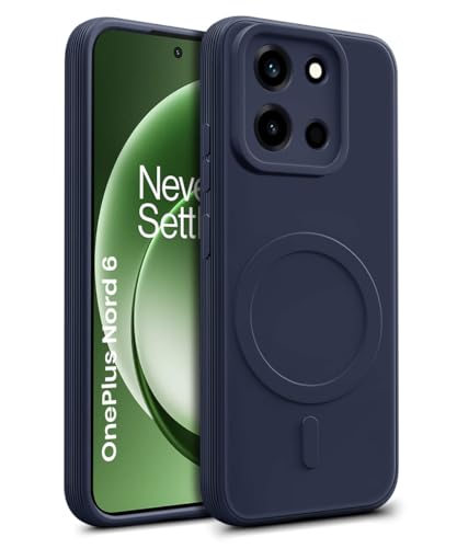 Image of WOW IMAGINE Back Case Cover for 1+ OnePlus Nord 6 5G | Soft Matte Silicone Case| Slim Fit & Shockproof | Camera Protection Bumper Cover (Blue)