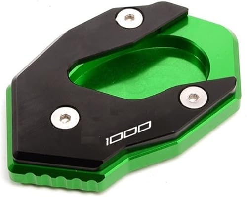 Miniatura 7 de Soporte para Kawasaki para VERSYS 1000 2015-2019 2020 2021 Motocicletas Kickstand Soporte lateral Soporte Ampliador Placa de extensión Placa de