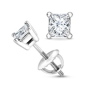 1/4 Carat Solitaire Diamond Stud Ea...
