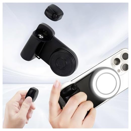 OBEST Smartphone Camera Grip Bluetooth Camera Remote Luz de Relleno cámara para teléfonos Video/Fotografía/Transmisión en Vivo