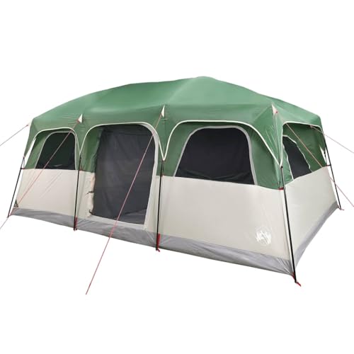 vidaXL Familienzelt, Campingzelt für 10 Personen, Gruppenzelt...
