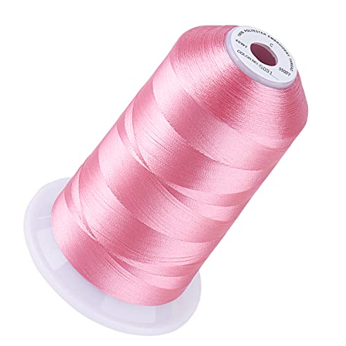 Image of Simthread 5000M 40WT Polyester Embroidery Thread, Sweet Pea S091 | 5000M 40WT polyester thread feeds smoothly for machine embroidery, monograms, logos, patches and quilting.