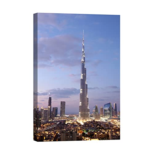Tableau phosphorescent Cities DCO063-2 illumine votre salon la nuit 80x120 cm