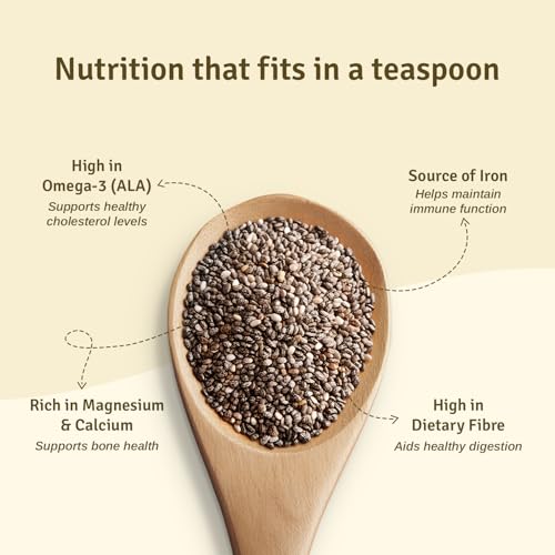 Image of FarMart Pantry Chia Seed 200g(Pack of 2)| Raw, Unroasted | Omega-3 & Protein Rich | 100% Natural Superfood |