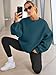 EFAN Womens Sweatshirts Hoodies Oversized Sweaters Crewneck Fleece Casual Tops Basic Comfy Fall Fashion Clothes 2026 Plus Size Maternity Workout Lounge Wear Winter Outfits Navy M