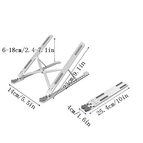 Support pour Ordinateur Portable Contre la Douleur Cervicale Plateau Réglable - 3