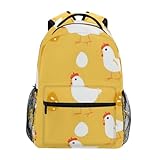 Matériau de qualité supérieure : ce sac à dos d'école est fabriqué en tissu sergé tissé, ceinture tressée et poche en filet. Facile à nettoyer et à entretenir. Dimensions : 40,5 x 29 x 17,5 cm.